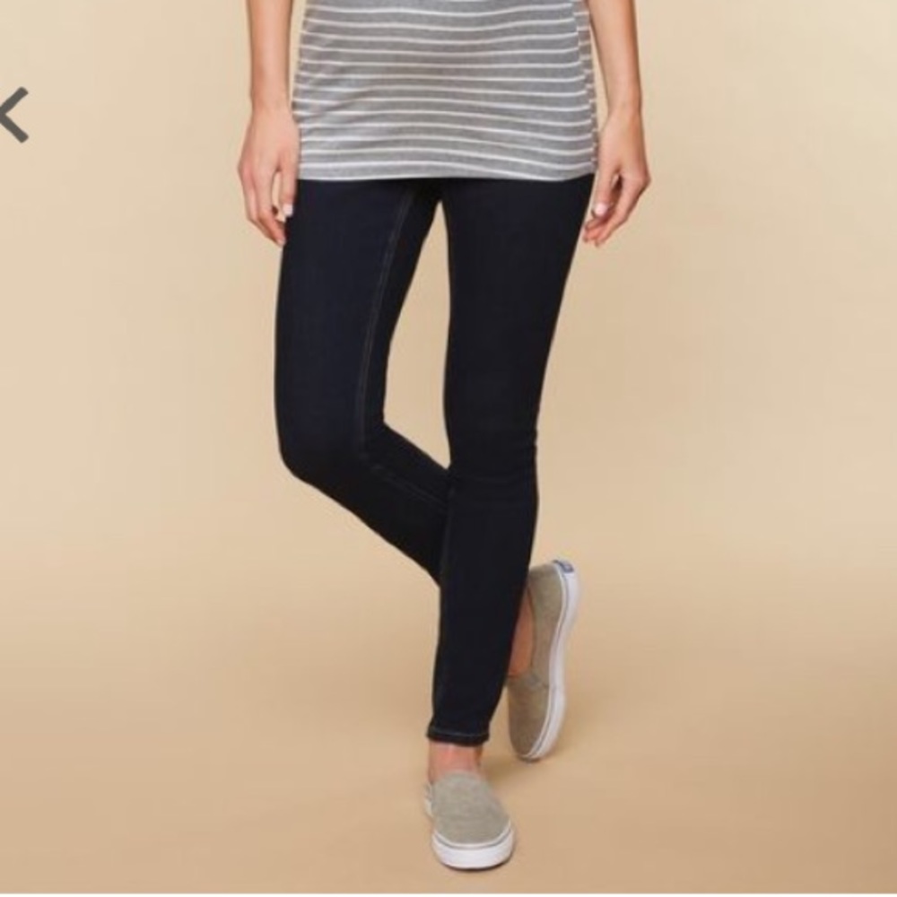 Dark Wash Skinny Maternity Jeans Medium